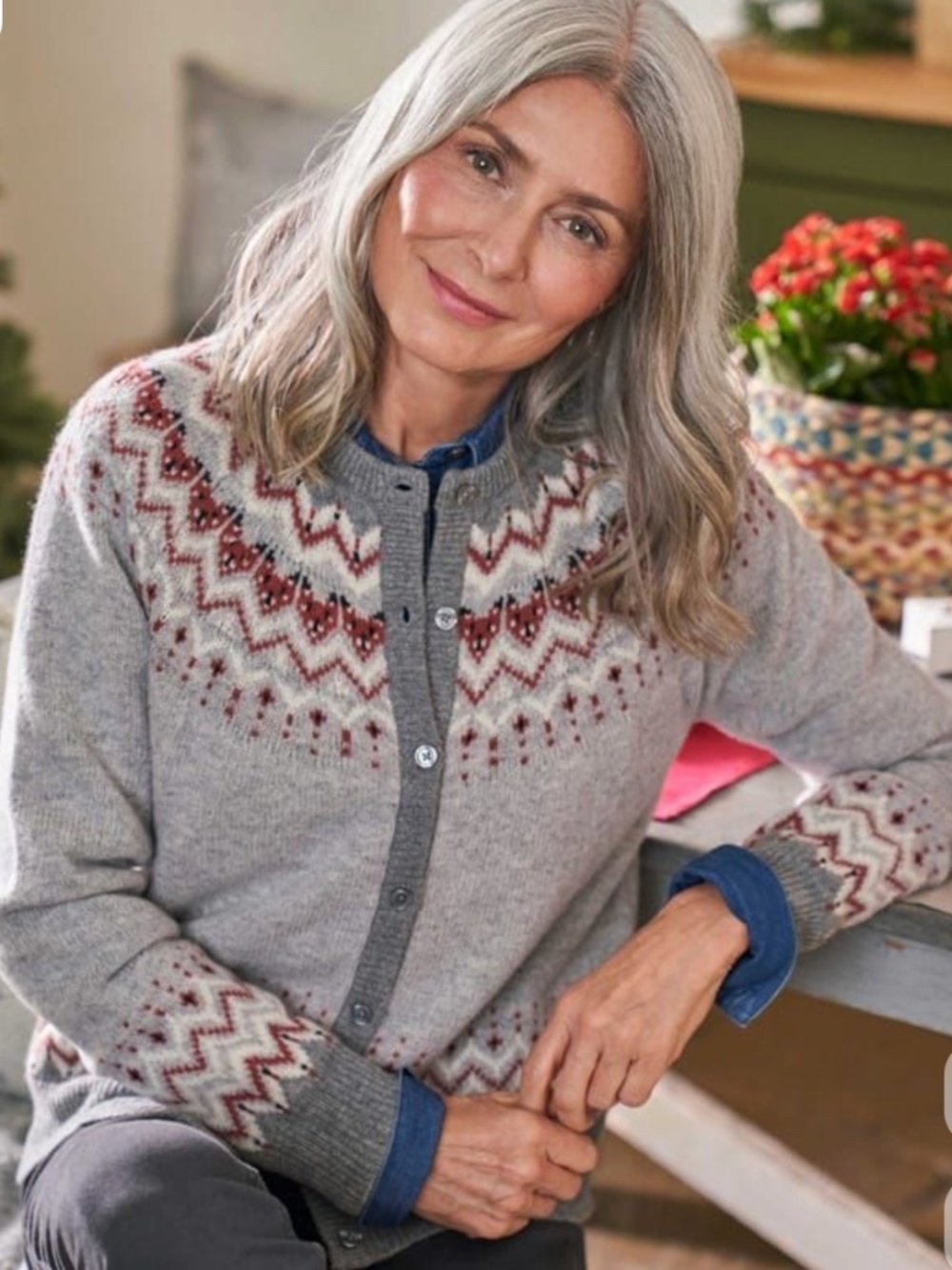 Woolovers M Fox Fair Isle